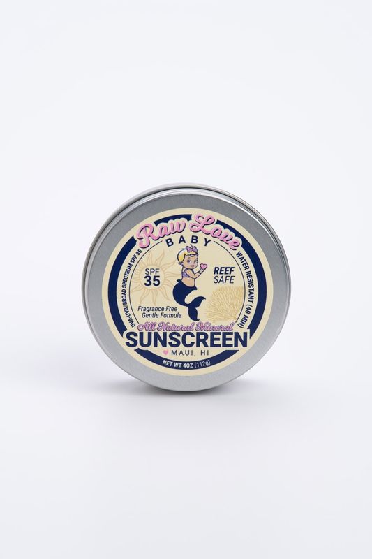 Raw Love Baby Sunscreen - 4oz Tin