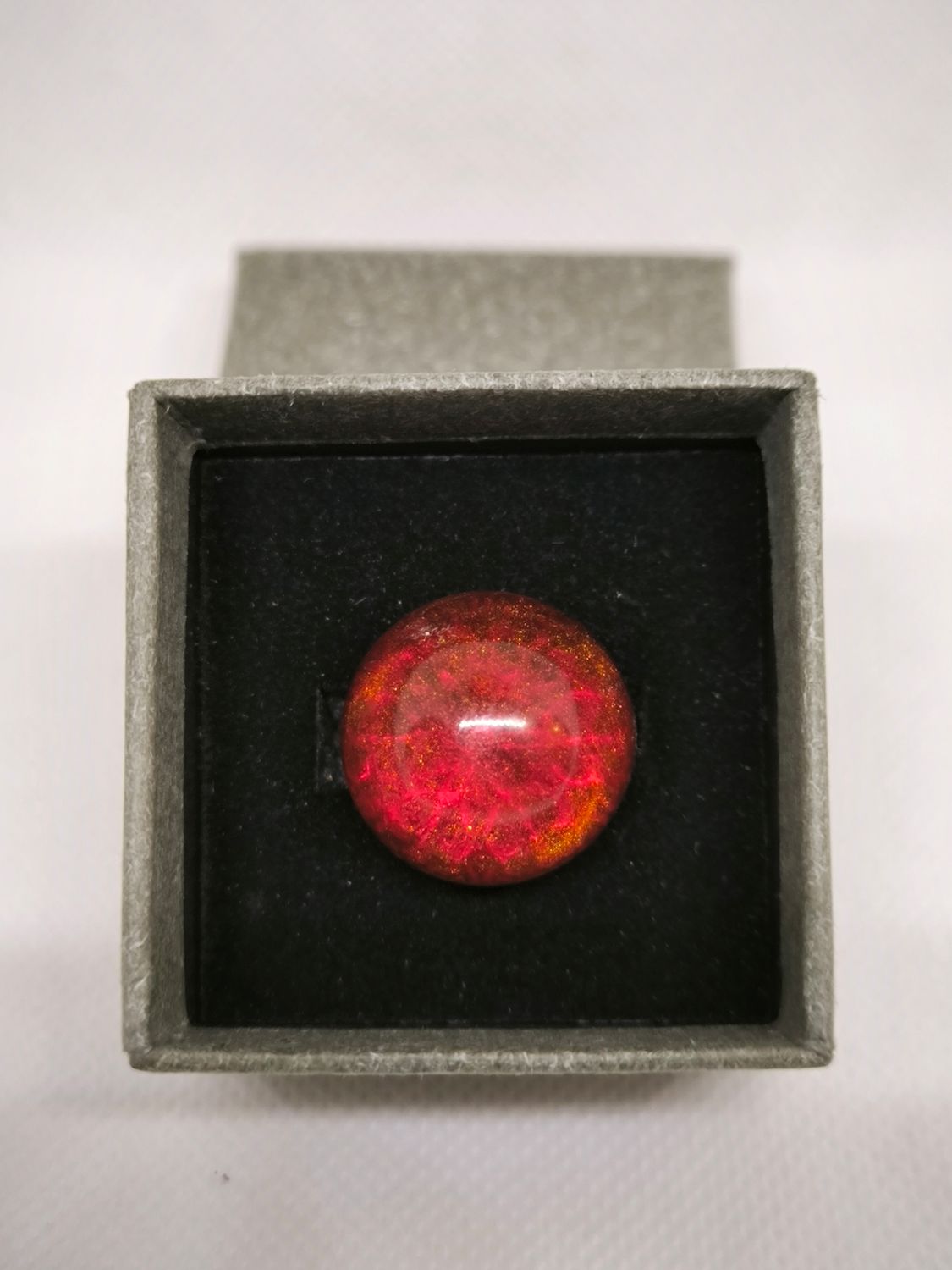 Bague 1/2 sphère 