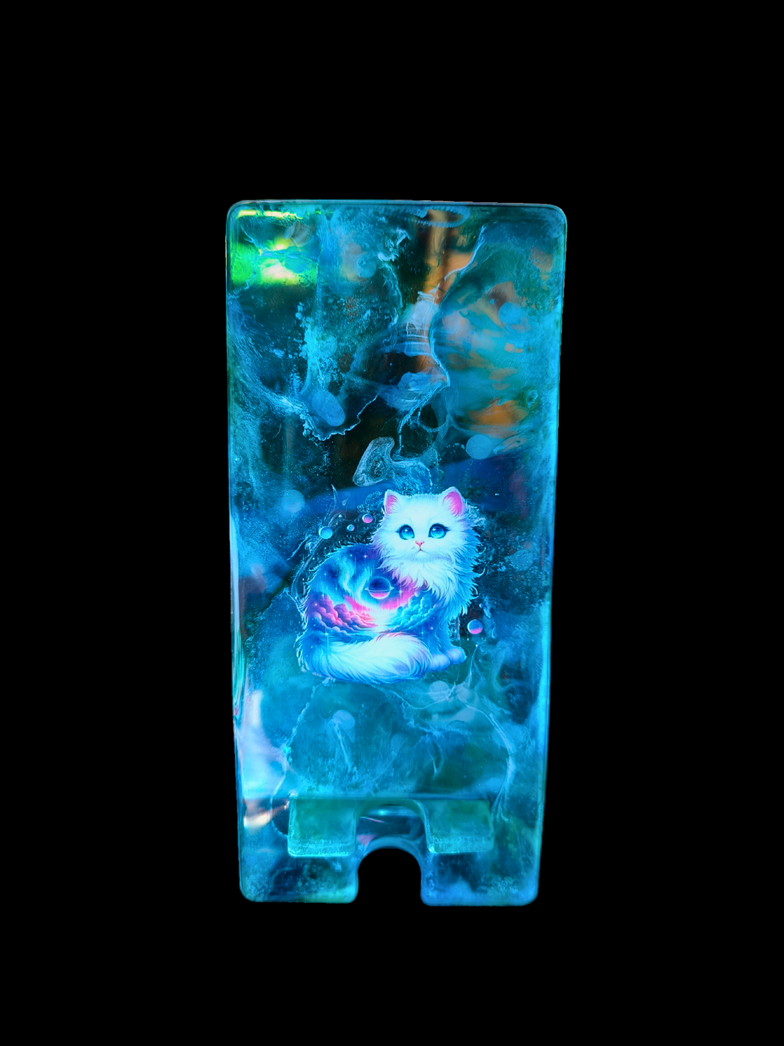 Porte téléphone ou tablette chat