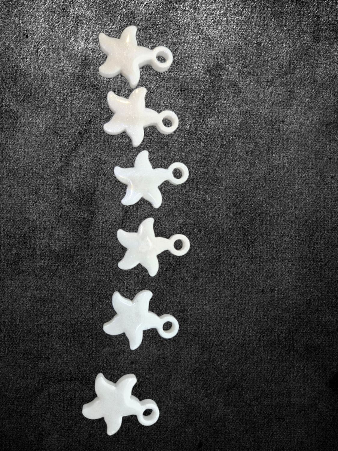 Étoiles de mer blanc nacré 