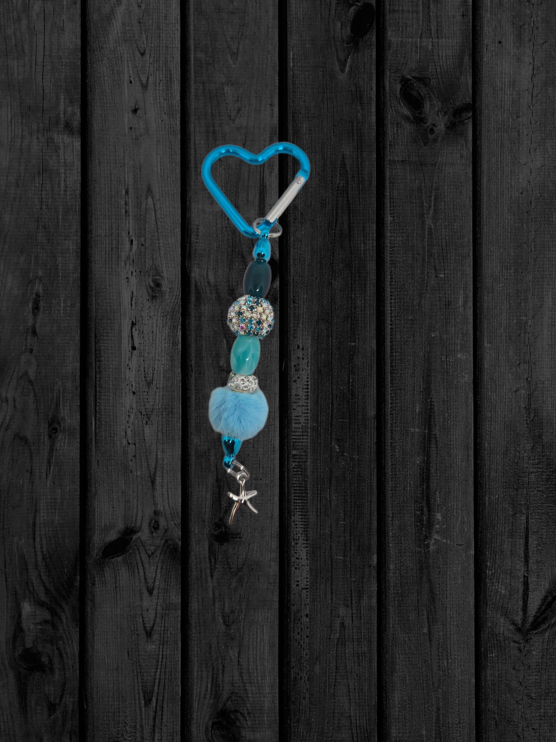 Bijoux de sac Porte-clés bleu