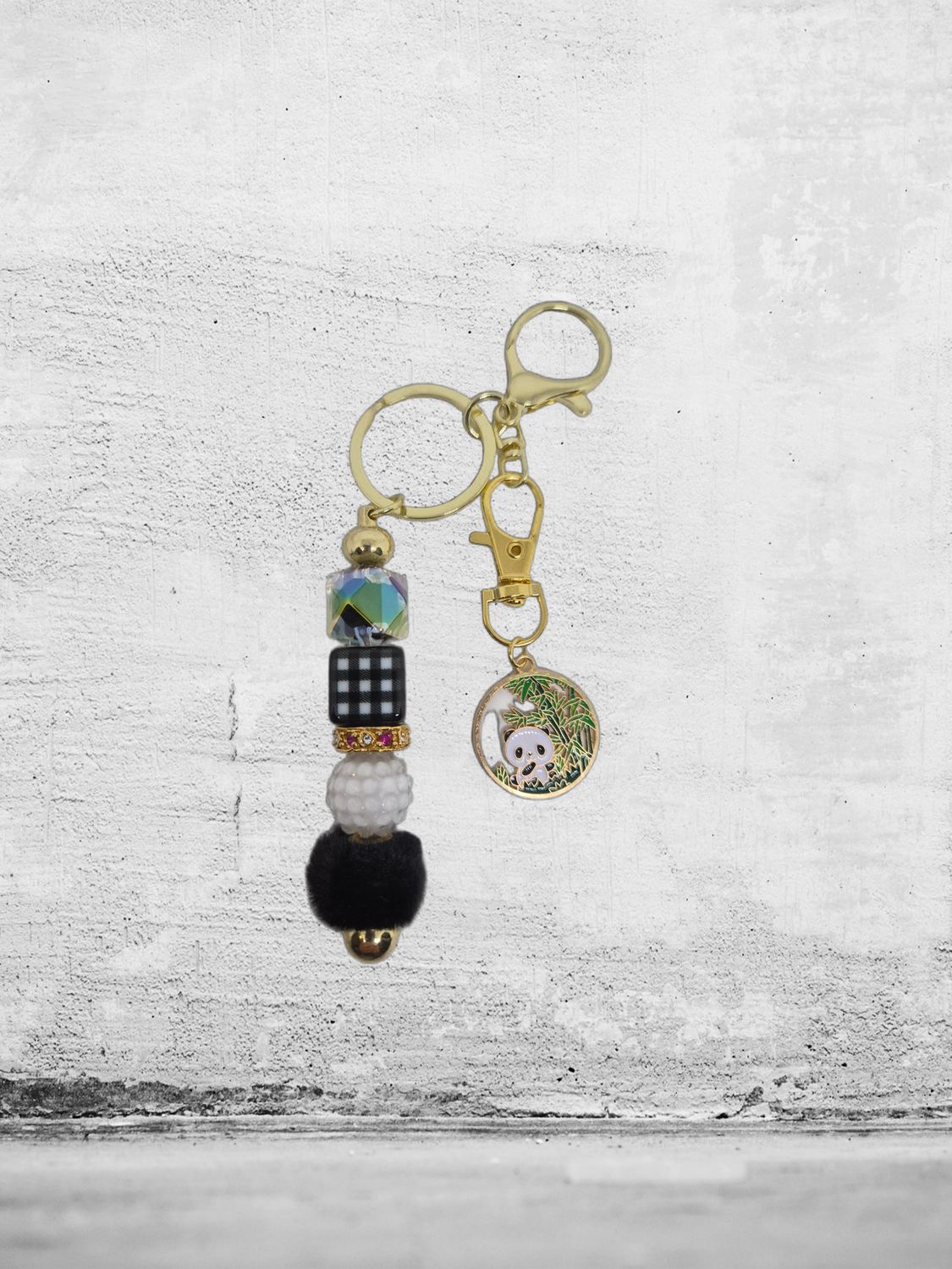 Bijoux de sac Porte-clés noir