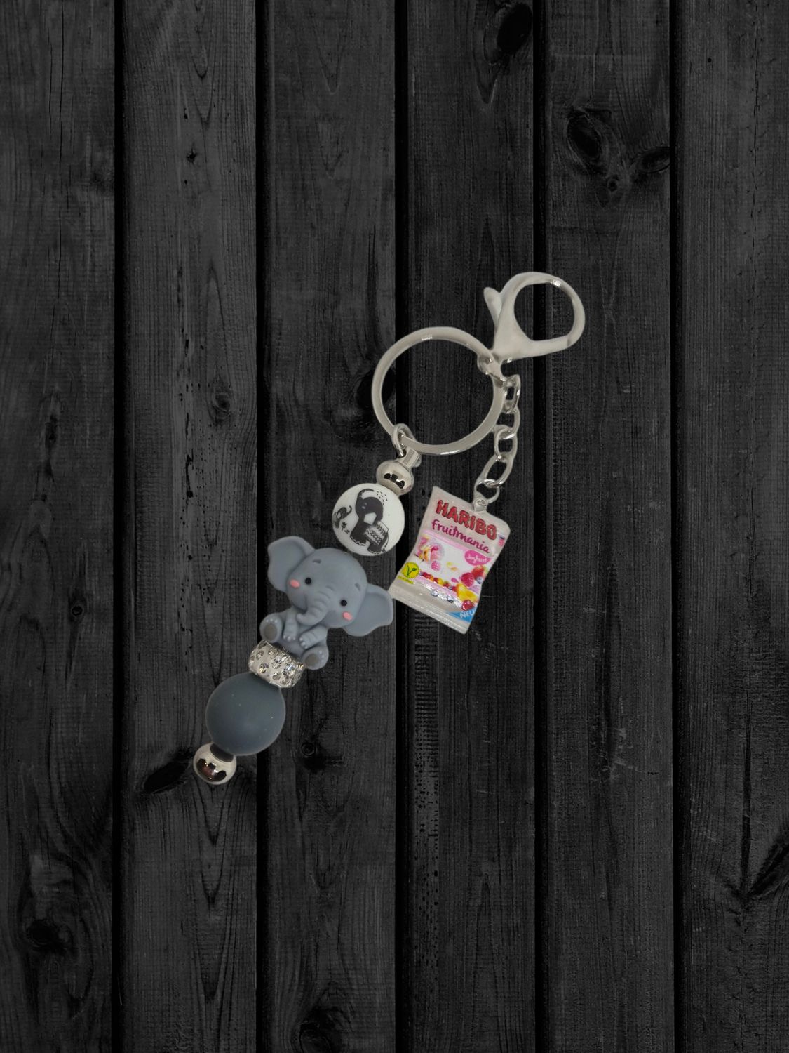 Bijoux de sac Porte-clés éléphant 