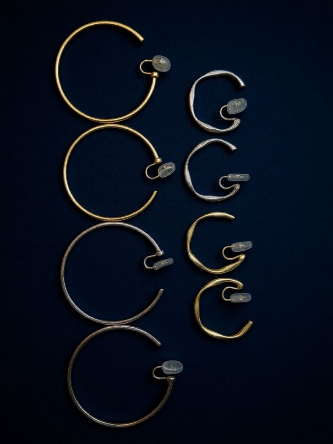 Créoles oreilles non percées 