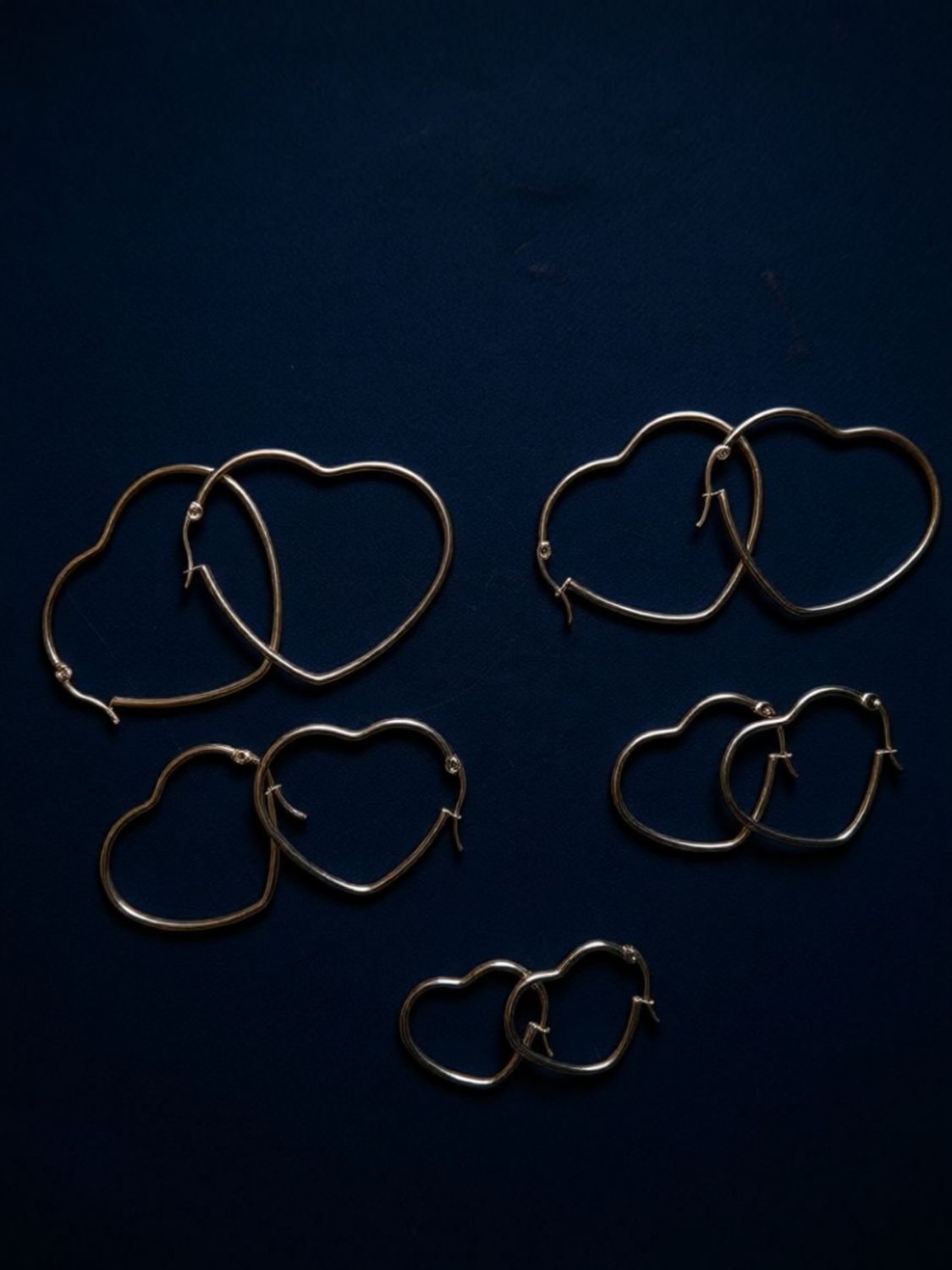 Créoles coeur argentées 