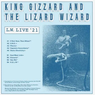 King Gizzard &amp; the Lizard - L.W. Live In Australia