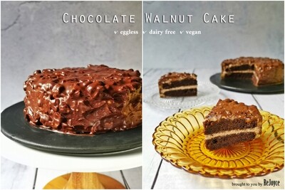 Chocolate Walnut Cake Class (Vegan)