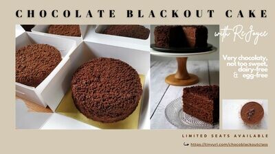 Chocolate Blackout Cake (Vegan)