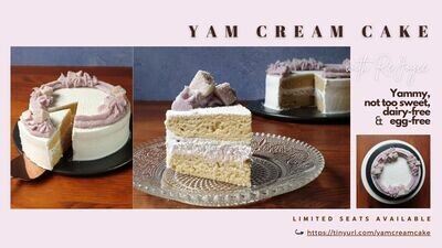 Mother's Day Special: Yam Cream Cake (Vegan)