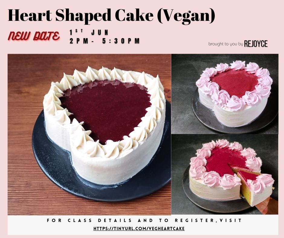 Heart Shaped Cake (Vegan)