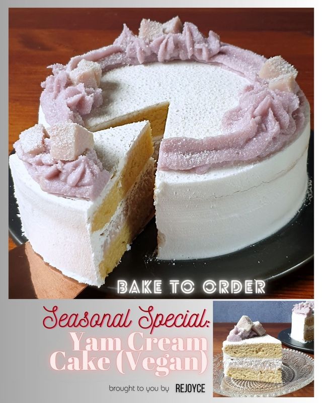 Seasonal Special: Yam Cream Cake for Sale