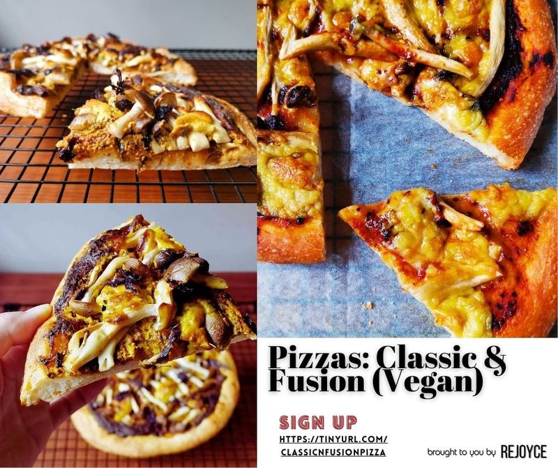 Vegan Pizzas- Classic &amp; Fusion