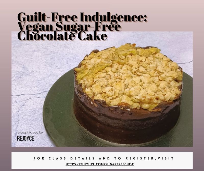 Guilt-Free Indulgence: Vegan Sugar-Free Chocolate Cake