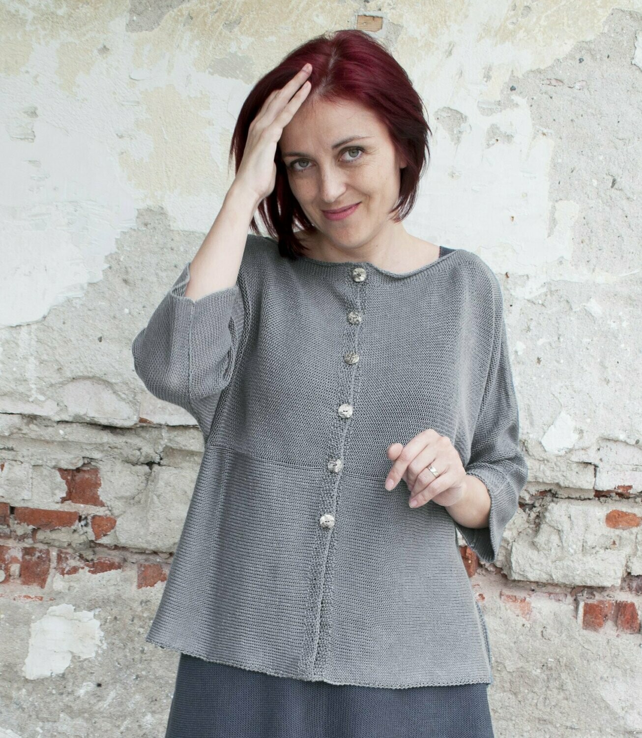 RENEE cardigan, Colour Taupe, size M