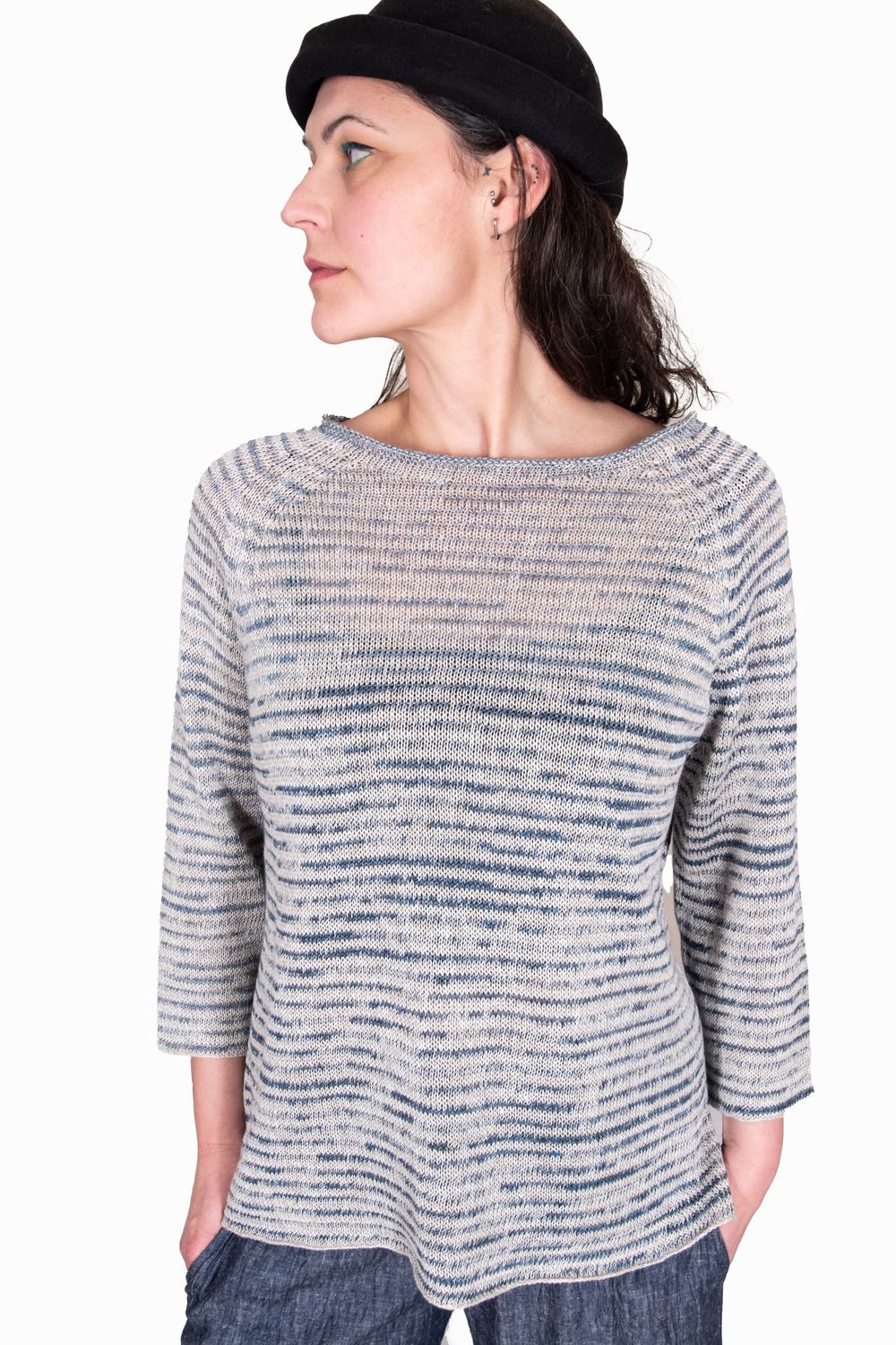 RAGLAN Pullover,  Colour Zebra Blues,  size M