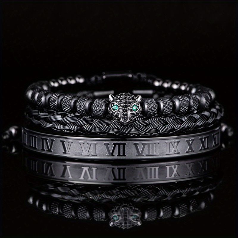 3pcs Men Fashion Bracelets