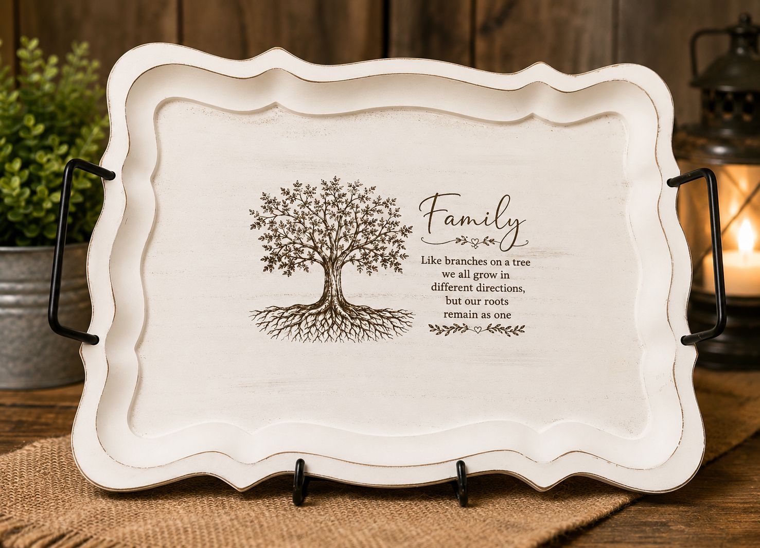 Family Roots Serving Tray