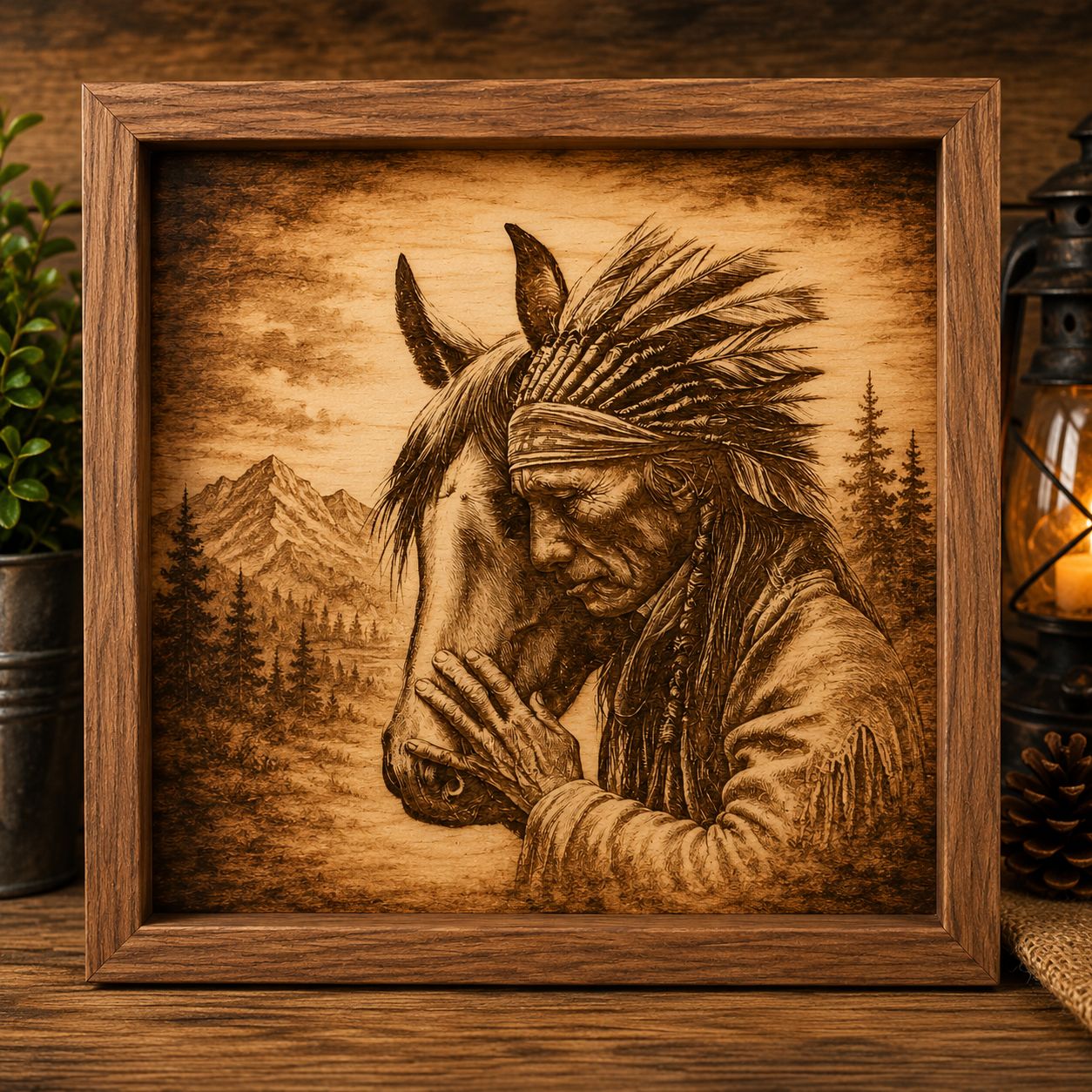 Spirit of the Plains 12 x 12