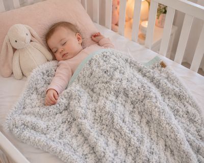 Frosted Cloud Baby Blanket
