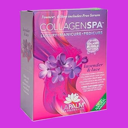 CollagenSpa 6-Step Deluxe Pedicure Lavender (60pc)
