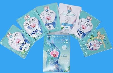 CollagenSpa 6-Step Deluxe Pedicure Crystal Water (60pc)