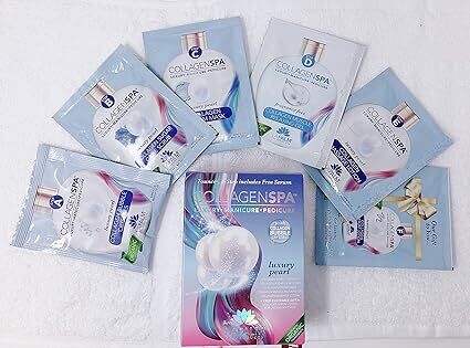 CollagenSpa 6-Step Deluxe Pedicure Luxury Pearl (60pc)