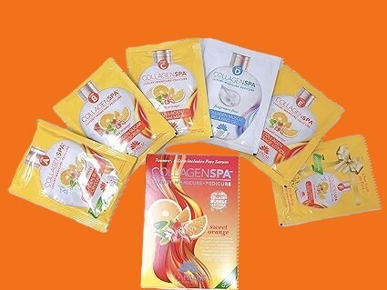 CollagenSpa 6-Step Deluxe Pedicure Sweet Orange (60pc)