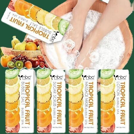 NbC 4-Step Deluxe Pedicure Tropical Fruit (50pc)