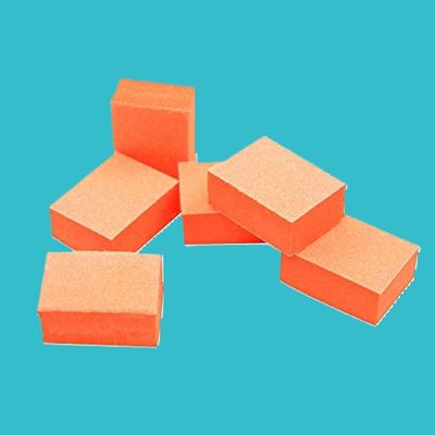 CnC Premium Quality Nail Mini Buffer 80/100 Orange/White (1500pc)