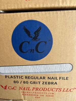 CnC Regular Nail File 80/80 Grit (pk 50)