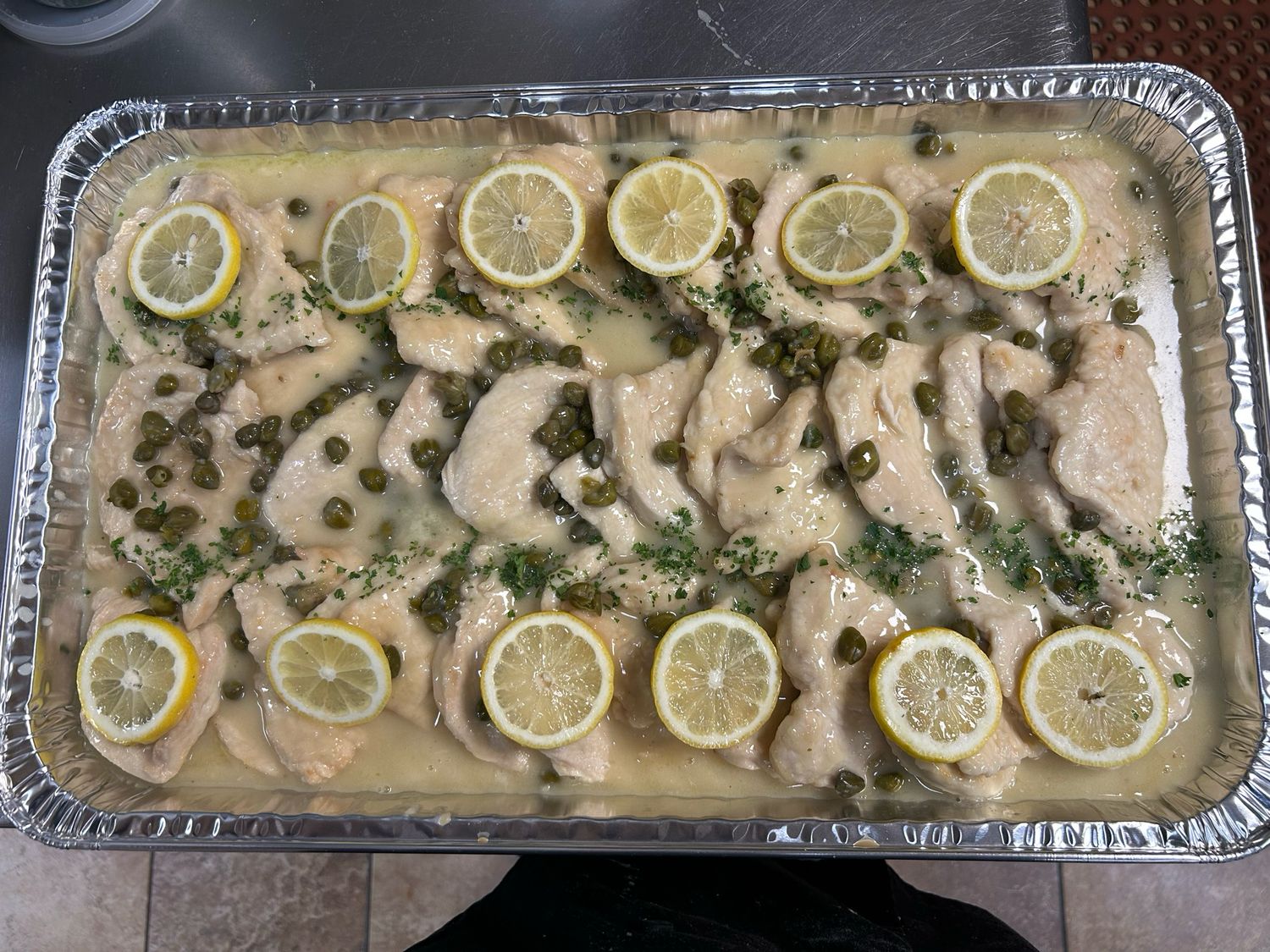 Chicken Piccata - Catering