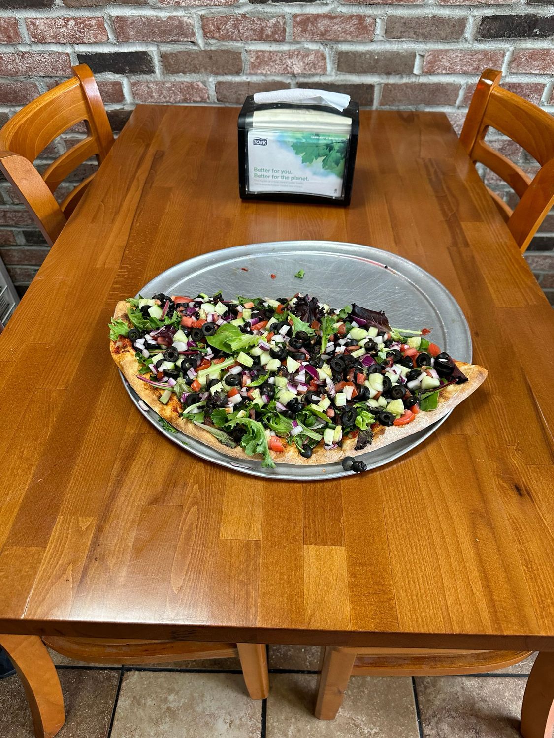 Salad Pizza Salad Pizza