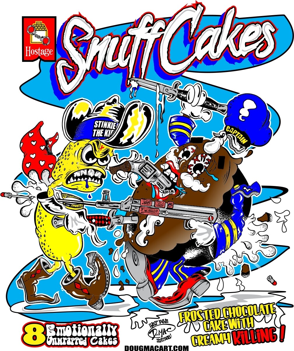 Snuff Cakes Sticker