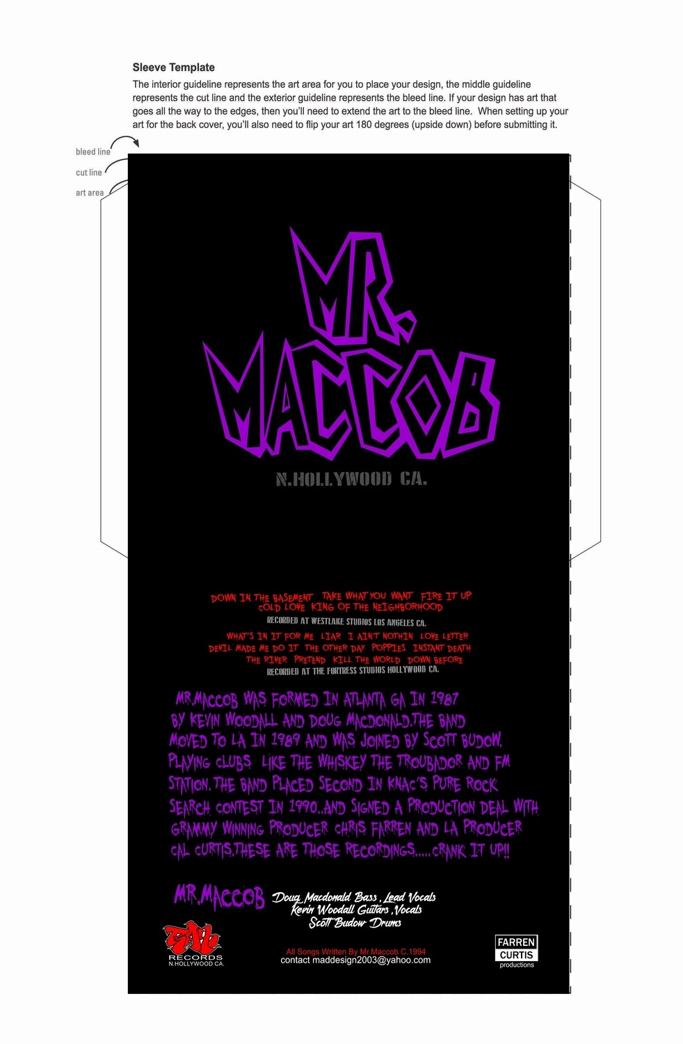 Mr Maccob Full Lenght CD