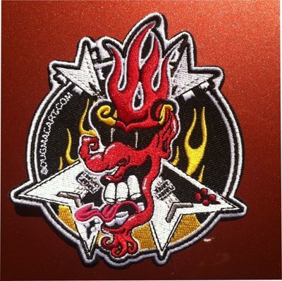 Mr.Flame Iron On Patch