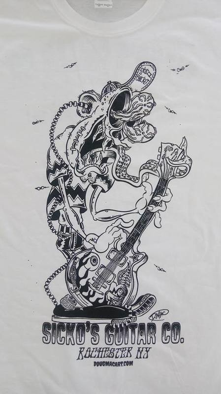 Sickos Guitars LARGE AND XL ONLY!!