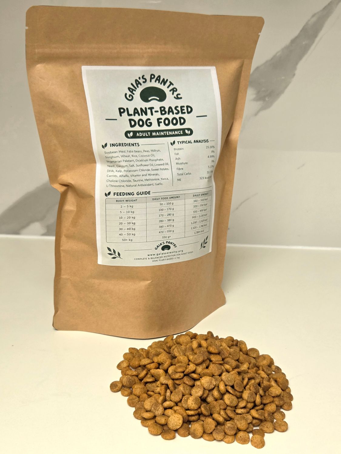 Gaia’s Pantry Plant-Based Dog Food - 1kg