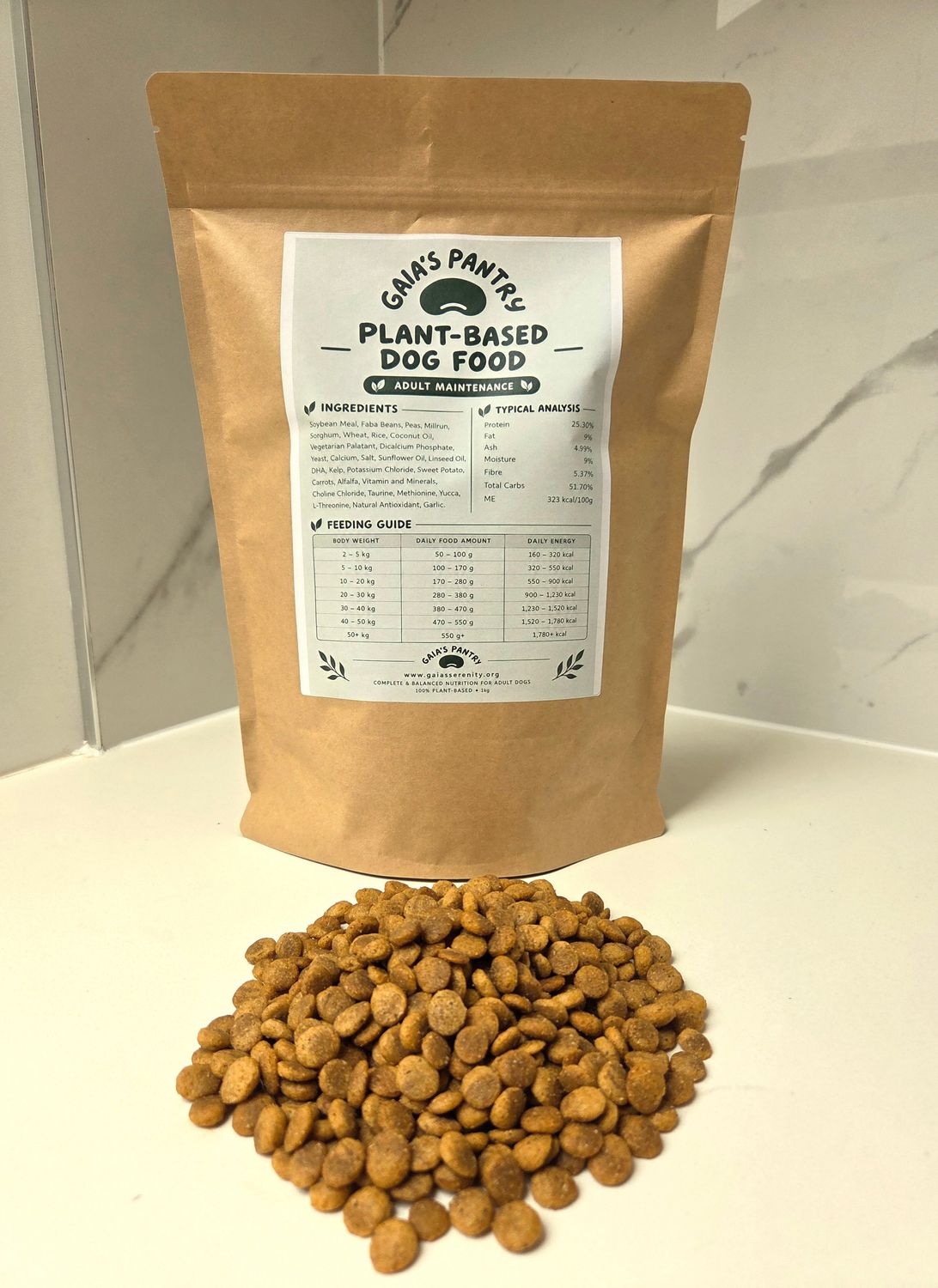 Gaia’s Pantry Plant-Based Dog Food - 1kg