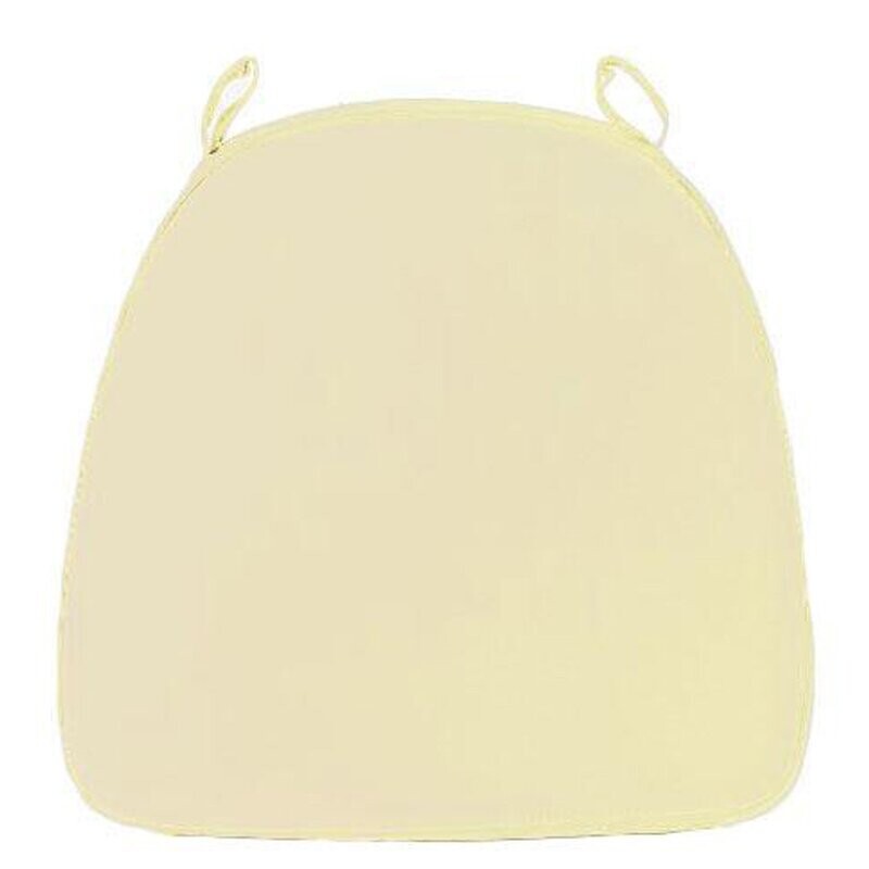 Stretch Ivory  Cushion Cover  With Tie