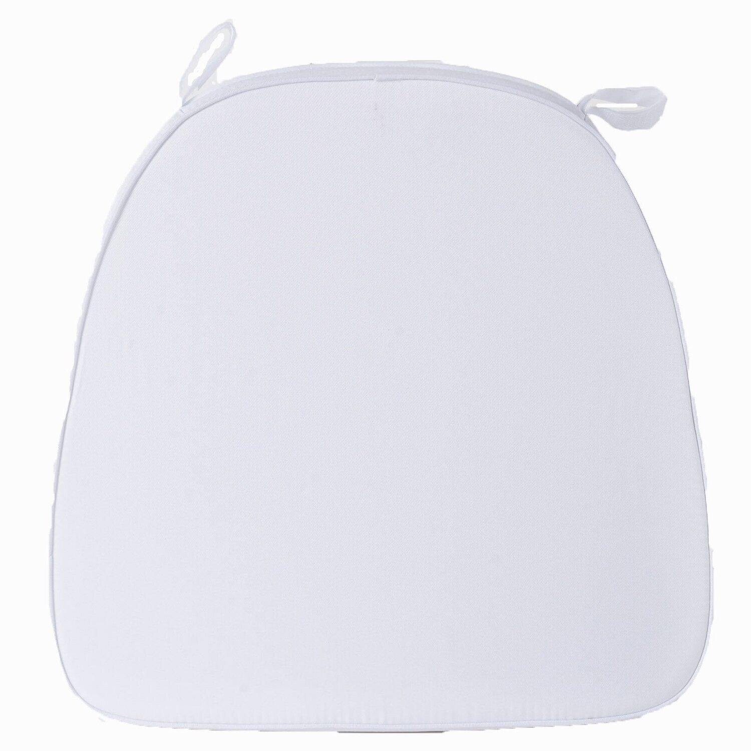 Stretch white cushion cover With Tie