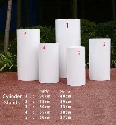 5pcs of Metal Cylinder Stands