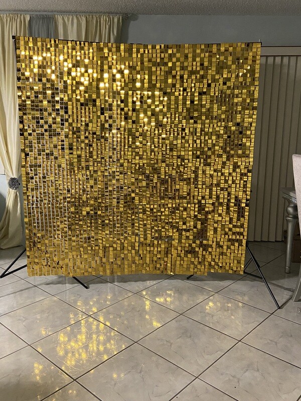 Gold Shimmer wall