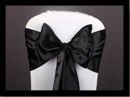 Chair Sashes - Black