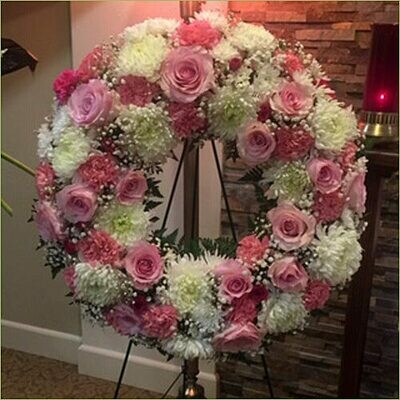 Pink Tribute Wreath