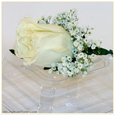 Single Rose Boutonniere