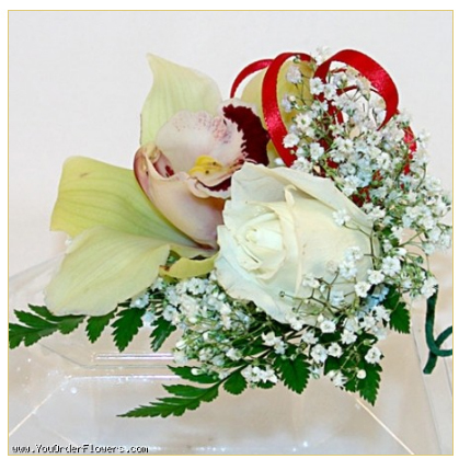 Orchid and Rose Corsage
