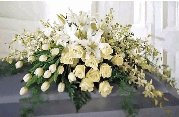 Celeste Casket Cover