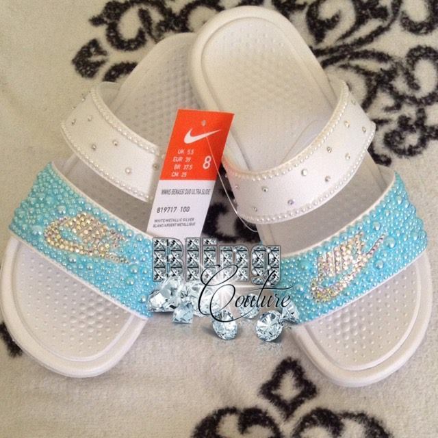 nike double strap slides