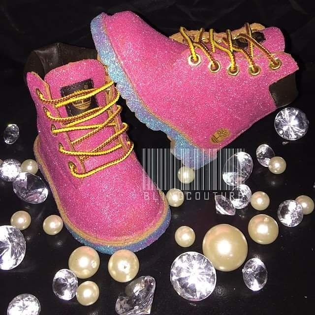Toddler (1-5 years) Glitter Timberlands