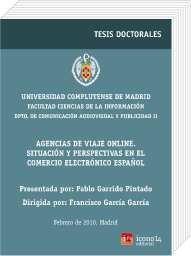 Agencias de Viaje online. Situación y perspectivas en el comercio electrónico español